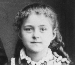 St Therese of Lisieux - 8 years old in 1881