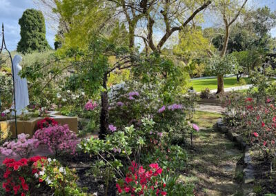Carmelite Monastery, Kew - Statue of St Therese overlooking the garden