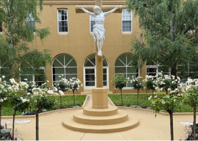 Interior Courtyard of Cloister in Carmelite Monastery, Kew